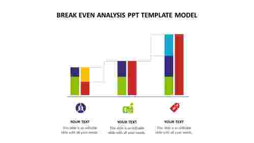 break even analysis ppt template model